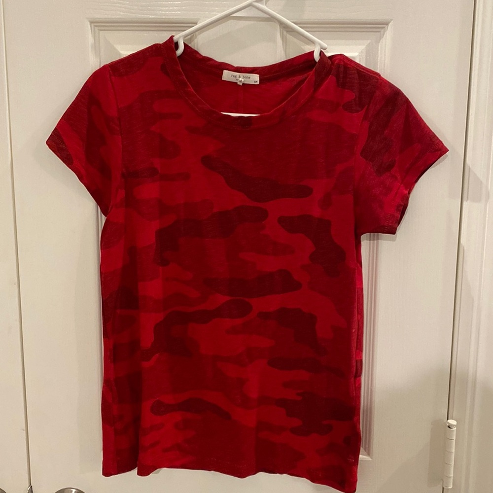 Rag and bone camo t shirt